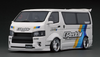  1/18 Ignition Model Toyota T･S･D WORKS HIACE White Resin Car Model