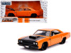 1970 Plymouth Road Runner Orange with Black Hood "Bigtime Muscle" 1/24 Diecast Model Car by Jada