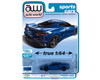 1/64 Auto World 2020 Chevrolet Corvette C8 (Elkhart Blue) Diecast Car Model