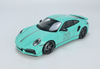 1/18 Minichamps 2021 Porsche 911 (992) Turbo S Coupe Sport Design 20th Anniversary Edition (Mint Blue) Full Open Diecast Car Model Limited 500 Pieces