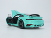 1/18 Minichamps 2021 Porsche 911 (992) Turbo S Coupe Sport Design 20th Anniversary Edition (Mint Blue) Full Open Diecast Car Model Limited 500 Pieces