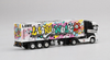 1/64 Mini GT Mercedes-Benz Actros with 40′ Container LBWK Kuma Graffiti Diecast Car Model