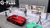 1/64 G-Fans Apple Store Diorama with Parking Lot (cars & figures NOT included)