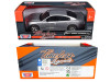 2011 Dodge Charger R/T Hemi Silver 1/24 Diecast Model Car by Motormax