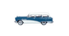 Buick Century Estate Wagon Ranier Blue and Arctic White 1/87 (HO) Scale Diecast Model Car by Oxford Diecast