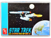 Skill 2 Model Kit U.S.S. Enterprise NCC-1701 Space Ship "Star Trek" 1/650 Scale Model by AMT