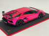 1/18 MR Lamborghini Aventador SVJ (Flash Pink) Resin Car Model Limited 25 Pieces