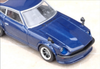 Nissan Fairlady Z (S30) RHD (Right Hand Drive) Dark Blue Metallic 1/64 Diecast Model Car by Inno Models