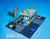 1/64 Magic City 1st McDonald's Store Diorama (cars & figures NOT included)