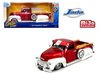 1/24 Jada 1951 Chevrolet Pickup Lowrider (Two-Tone Candy Red with White) Diecast Car Model