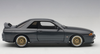 1/18 AUTOart NISSAN SKYLINE GTR GT-R (R32) V-SPEC II TUNED VERSION (GUN GREY METALLIC) Diecast Car Model 77417