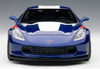 1/18 AUTOart Chevrolet Corvette C7 Grand Sport (Admiral Blue with White Stripes & Red Fender Hash Marks) Car Model