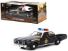 1977 Dodge Monaco Police Black with White Top "Hatchapee County Sheriff" 1/24 Diecast Model Car by Greenlight