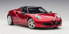 1/18 AUTOart Alfa Romeo 4C Spider (Competition Red) Car Model