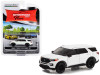 2022 Ford Explorer ST Star White Metallic "Showroom Floor" Series 1 1/64 Diecast Model Car by Greenlight