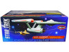 Skill 2 Model Kit Star Trek U.S.S. Enterprise and S.S. Botany Bay "The Original Series" "Space Seed" Edition Snap-Together 1/1000 Scale Model by Polar Lights