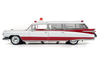 1/18 Auto World 1959 Cadillac Eldorado Ambulance (Red & White) Diecast Car Model