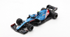 1/18 Spark 2021 Formula 1 Alpine A521 No.31 Alpine F1 Team Winner Hungarian GP Esteban Ocon Car Model With Pit Board