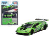 Lamborghini Huracan GT3 EVO #63 Green with Graphics Presentation Version Limited Edition to 5400 pieces Worldwide 1/64 Diecast Model Car by True Scale Miniatures