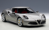 1/18 AUTOart ALFA ROMEO 4C Hardtop (METALLIC GREY) Diecast Car Model 70187