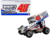 Winged Sprint Car #48 Danny Dietrich "Weikert's Livestock" Gary Kauffman Racing "World of Outlaws" (2022) 1/18 Diecast Model Car by ACME