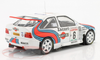 1/18 Ixo 1994 Ford Escort RS Cosworth #6 6th Rallye SanRemo Jolly Club Gianfranco Cunico, Stefano Evangelisti Car Model