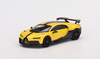 1/64 MINI GT Bugatti Chiron Pur Sport Yellow Diecast Car Model