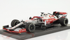 1/18 Minichamps 2021 Alfa Romeo Racing Orlen C41 Abu Dhabi GP Kimi Raikkonen Last Race Car Model