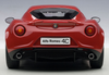 1/18 AUTOart ALFA ROMEO 4C Hardtop (ALFA RED) Diecast Car Model 70189