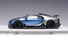 1/43 Timothy & Pierre TP Bugatti Chiron Centuria Mansory (Light Blue & Silver) Car Model
