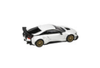 BMW i8 Liberty Walk White with Gold Wheels 1/64 Diecast Model Car by Paragon Models