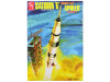 Skill 2 Model Kit Saturn V Rocket and Apollo Spacecraft 1/200 Scale Model by AMT