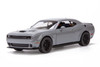 1/24 Motormax 2018 Dodge Challenger SRT Hellcat Widebody (Silver Grey) Diecast Car Model