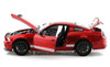 1/18 Shelby Collectibles 2013 Ford Shelby Mustang GT500 (Metallic Red with White Stripes) Diecast Car Model