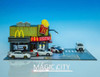 1/64 Magic City Japan Street McDonald Shop Diorama (cars & figures NOT included)