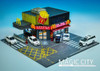 1/64 Magic City Japan Street McDonald Shop Diorama (cars & figures NOT included)