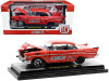 1957 Chevrolet 210 Hardtop Red Heavy Metallic with Graphics "Mr. Gasket Co." Limited Edition to 6550 pieces Worldwide 1/24 Diecast Model Car by M2 Machines