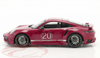 1/18 Minichamps 2021 Porsche 911 Turbo S with SportDesign Package #20 Red Violet with Silver Stripes Limited Edition to 504 Pieces