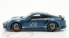 1/18 Minichamps 2021 Porsche 911 Turbo S with SportDesign Package #20 Blue Metallic with Silver Stripes Limited Edition to 504 Pieces