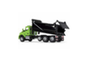 Kenworth T880 Day Cab with Rogue Transfer Dump Body Truck Lime Green and Black 1/64 Diecast Model by DCP/First Gear