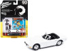 1967 Toyota 2000 GT Convertible RHD (Right Hand Drive) White 007 (James Bond) "You Only Live Twice" (1967) Movie with Collectible Tin Display "Silver Screen Machines" Series 1/64 Diecast Model Car by Johnny Lightning