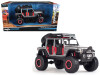 2015 Jeep Wrangler Unlimited Gray Metallic "Off Road Kings" 1/24 Diecast Model Car by Maisto