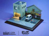 1/64 Magic City Japan Street Building & Parking Lot (cars & figures NOT included)