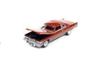 1975 Cadillac Coupe DeVille Firethorn Red Metallic with Firethorn Red Vinyl Top "Luxury Cruisers" Limited Edition 1/64 Diecast Model Car by Auto World