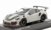 1/43 Minichamps 2018 Porsche 911 (991.2) GT2 RS Weissach Package (Chalk Grey with Black Rims) Car Model