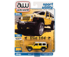 1/64 Auto World 2017 Jeep JK Wrangler Chief Edition (Yellow with White Top) Diecast Car Model