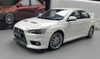 1/18 Dealer Edition Mitsubishi Lancer EVO Evolution X (White) Standard Wheel Diecast Car Model