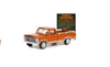 1973 Ford F-100 Explorer Pickup Truck Orange with White Stripes "Explorer Special Sale!" "Vintage Ad Cars" Series 8 1/64 Diecast Model Car by Greenlight