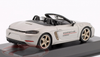 1/43 Dealer Edition 2021 Porsche Boxster 718 Travel Experience Construction (Silver) Car Model