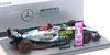 1/43 Spark 2022 Formula 1 Brazilian GP Winner George Russell First F1 Win Mercedes-AMG Petronas F1 W13 E Performance No.63 Mercedes-AMG  Petronas F1 Team Car Model with Pit & Number Board